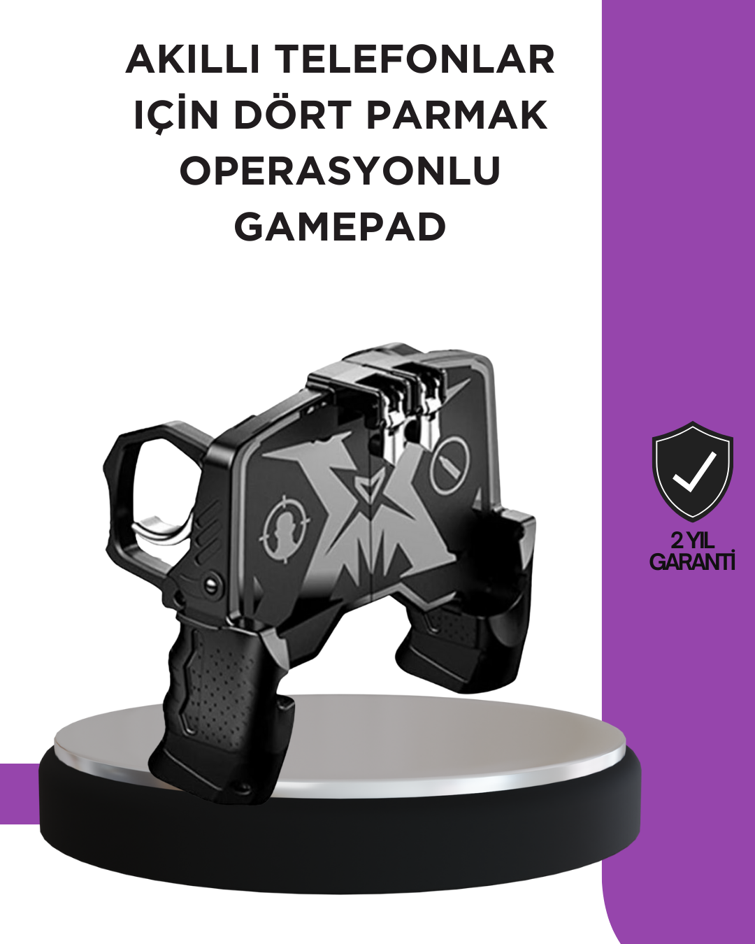 4-91 Tetikli Mobil Gamepad Ergonomik Kavramalı Oyun Aparatı - Vipsepet - Görsel 1