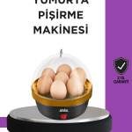7 Yumurta Kapasiteli Buharlı Yumurta Pişirme Cihazı Sesli Uyarılı - Vipsepet