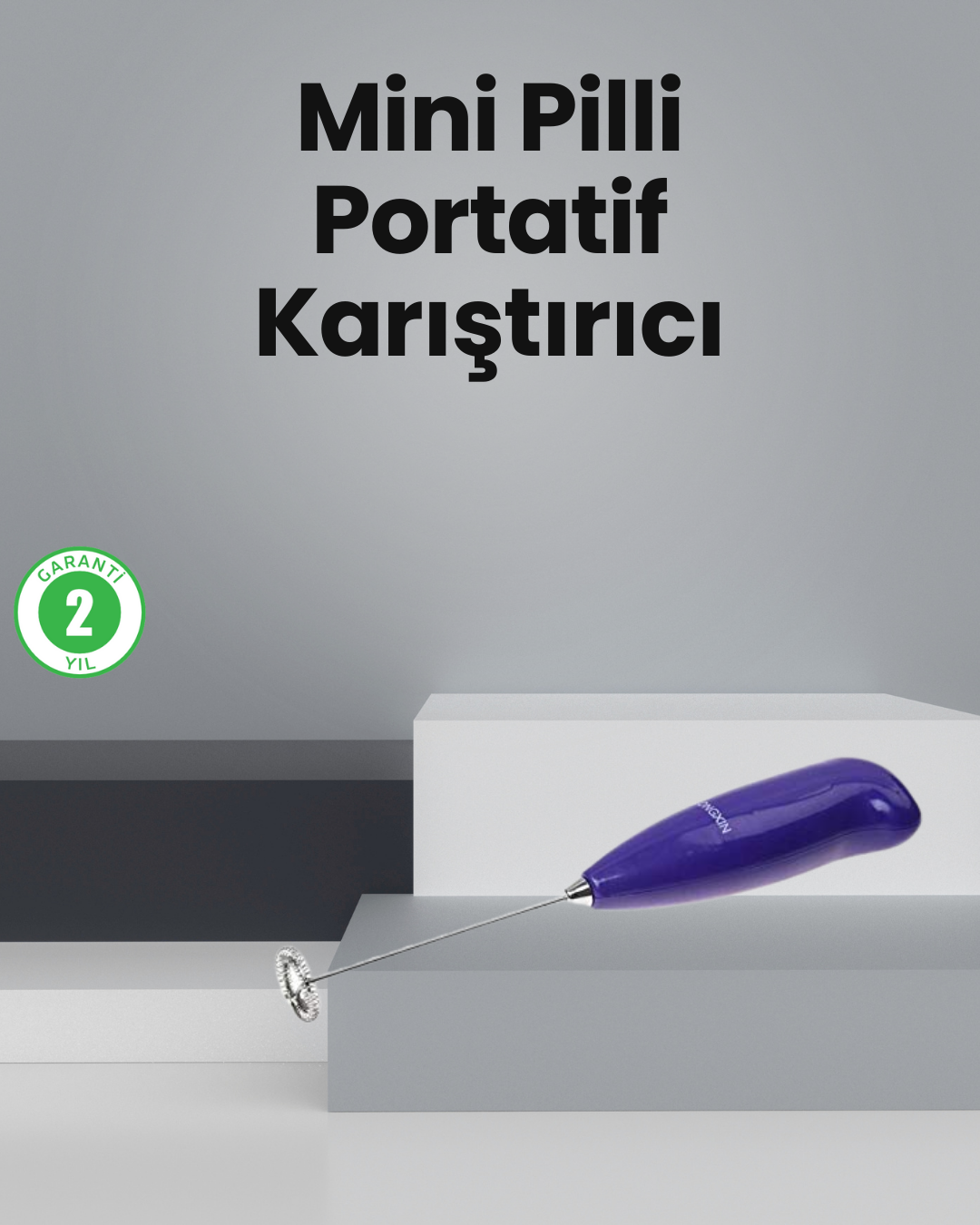 4-99 Mutfak İçin Mini El Mikseri – Kahve, Süt, Krema ve Sos Karıştırıcı - Vipsepet - Görsel 1