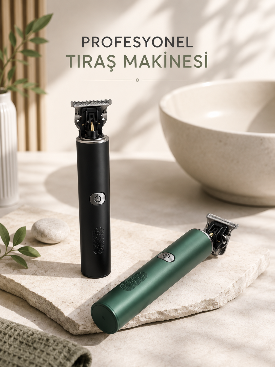 45d35b5a-0856-4f3d-84fd-0f2cbb0e2d80 Tıraş Makinesi Saç Sakal Ense Çizim Ayarlanabilir Başlık - vipsepet - Görsel 1