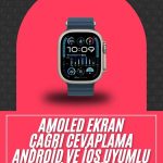 49mm Akıllı Saat Amoled Ekranlı Kadın Erkek Kol Saati Plastik Kordon - Vipsepet