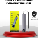 4K HDMI Çıkışlı, Gigabit Ethernet'li USB‑C Çoklu Port Hub - Vipsepet