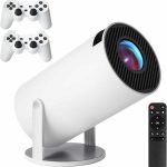 4K Wireless Çift Kollu Kumandalı Oyun Projeksiyonu Retro Video Oyunu - Vipsepet