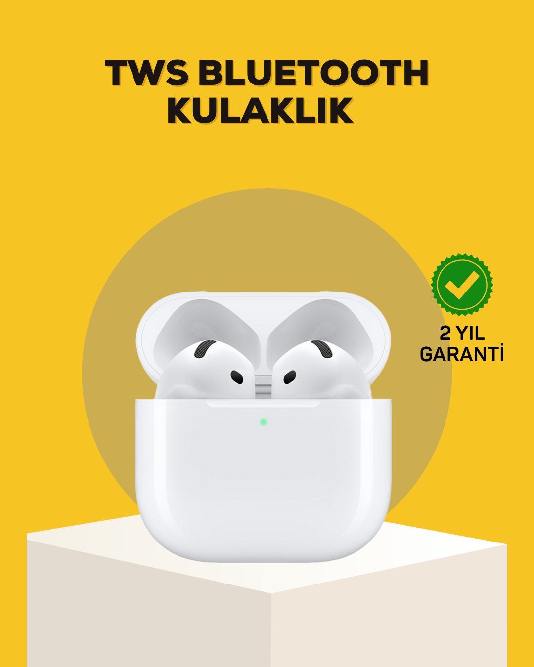 5-1 iPhone Modelleriyle Uyumlu Bluetooth Kulaklık Gürültü Önleme Özellikli - vipsepet - Görsel 1