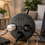 Ev Ofis İçin Çoklu Priz 3 Priz 3 USB Type C Güvenli Enerji Yönetimi - Vipsepet