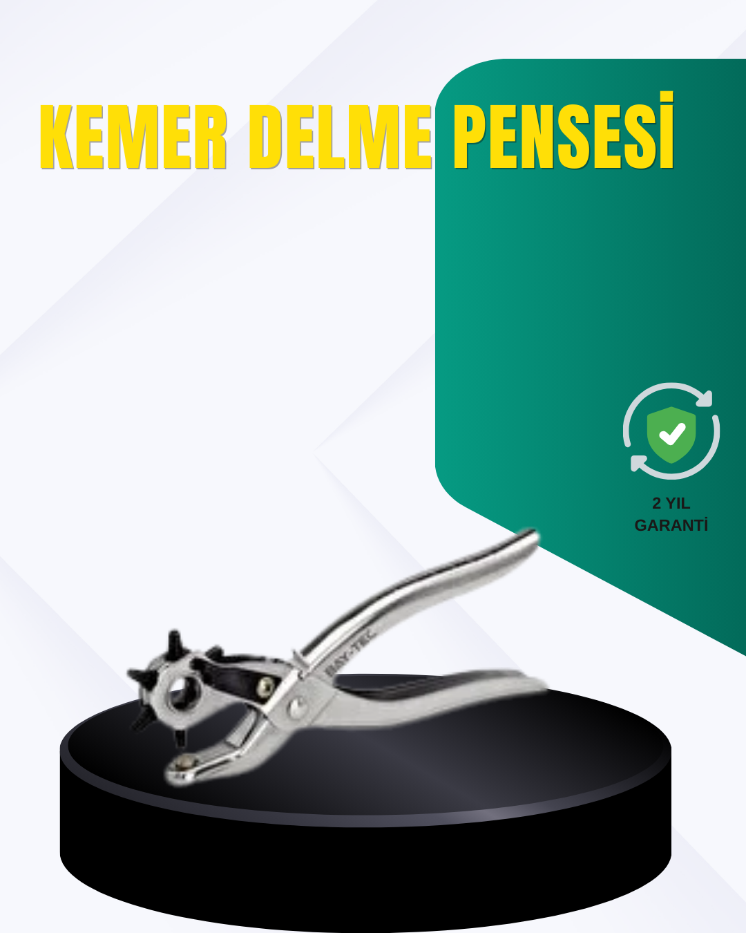 5-11 Metal Gövdeli Ayarlanabilir Deri Delme Pensesi 2.5–5 mm Delik Açma Aracı - Vipsepet - Görsel 1