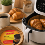 Yuvarlak Airfryer Kağıdı 100 Adet Yağ Tutmaz Hazne Koruyucu - Vipsepet
