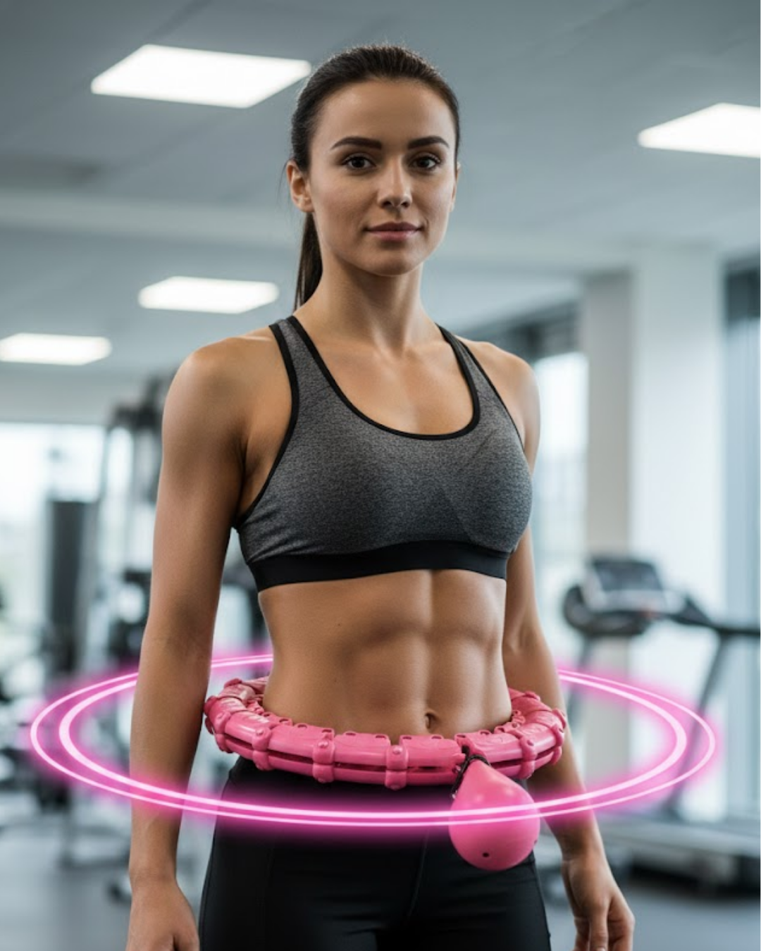 5-114 Masajlı Akıllı Hula Hoop Ayarlanabilir Fitness Çemberi - Vipsepet - Görsel 1