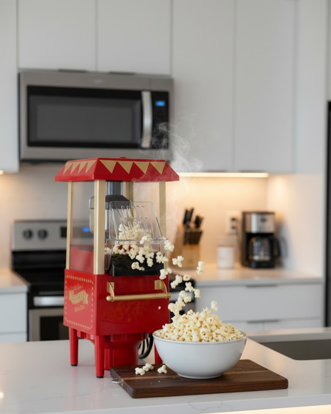 5-115 Sağlıklı Atıştırmalıklar İçin Yağsız Popcorn Makinesi - Vipsepet - Görsel 1