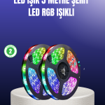 Enerji Tasarruflu RGB Şerit LED 5 Metre - Vipsepet