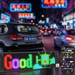 RGB Kayan Yazı LED Panel Telefon Kontrollü Animasyonlu Akıllı Ekran - Vipsepet