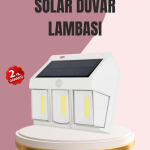 Güneş Enerjili Bahçe ve Duvar Aydınlatma – BK-618-3 LED Lamba - Vipsepet