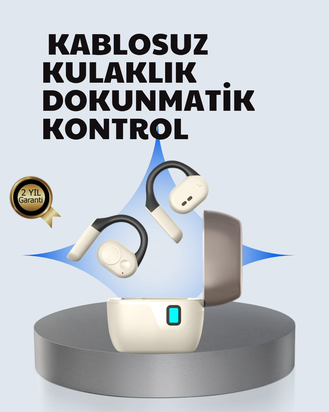 5-14 Kablosuz Bluetooth Kulaklık – Spor, Seyahat ve Günlük Kullanıma Uygun - vipsepet - Görsel 1
