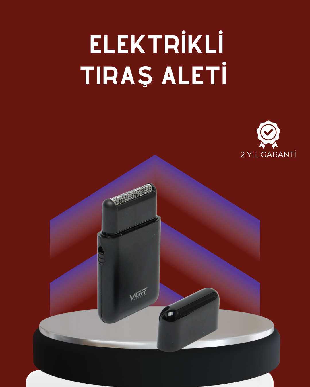 5-142 USB Şarjlı Erkek Tıraş Makinesi | Cilt Dostu ve Kompakt Tasarım - vipsepet - Görsel 1