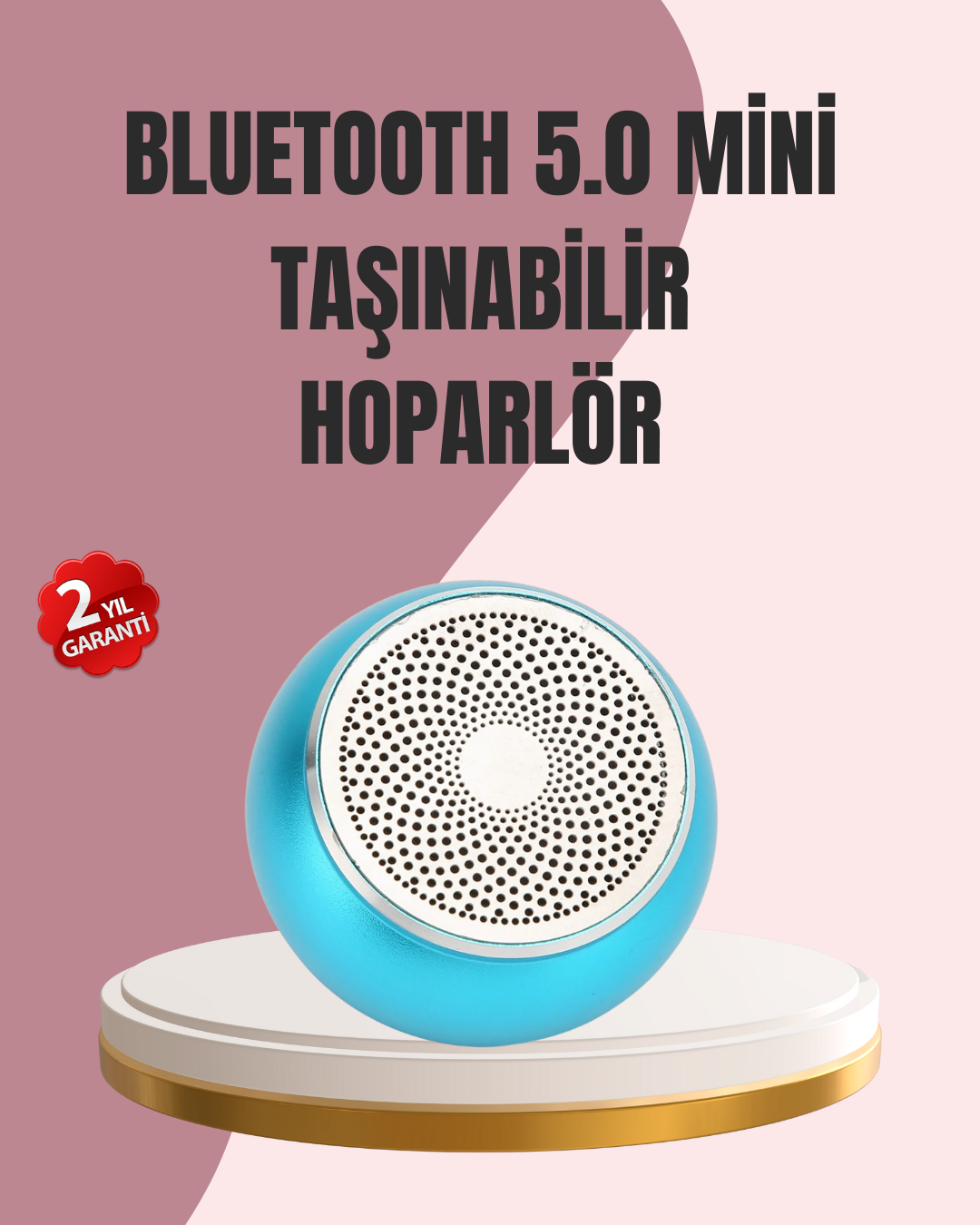 5-154 Mini Bluetooth Speaker | Uzun Pil Ömrü, Şık ve Hafif Tasarım - Vipsepet - Görsel 1