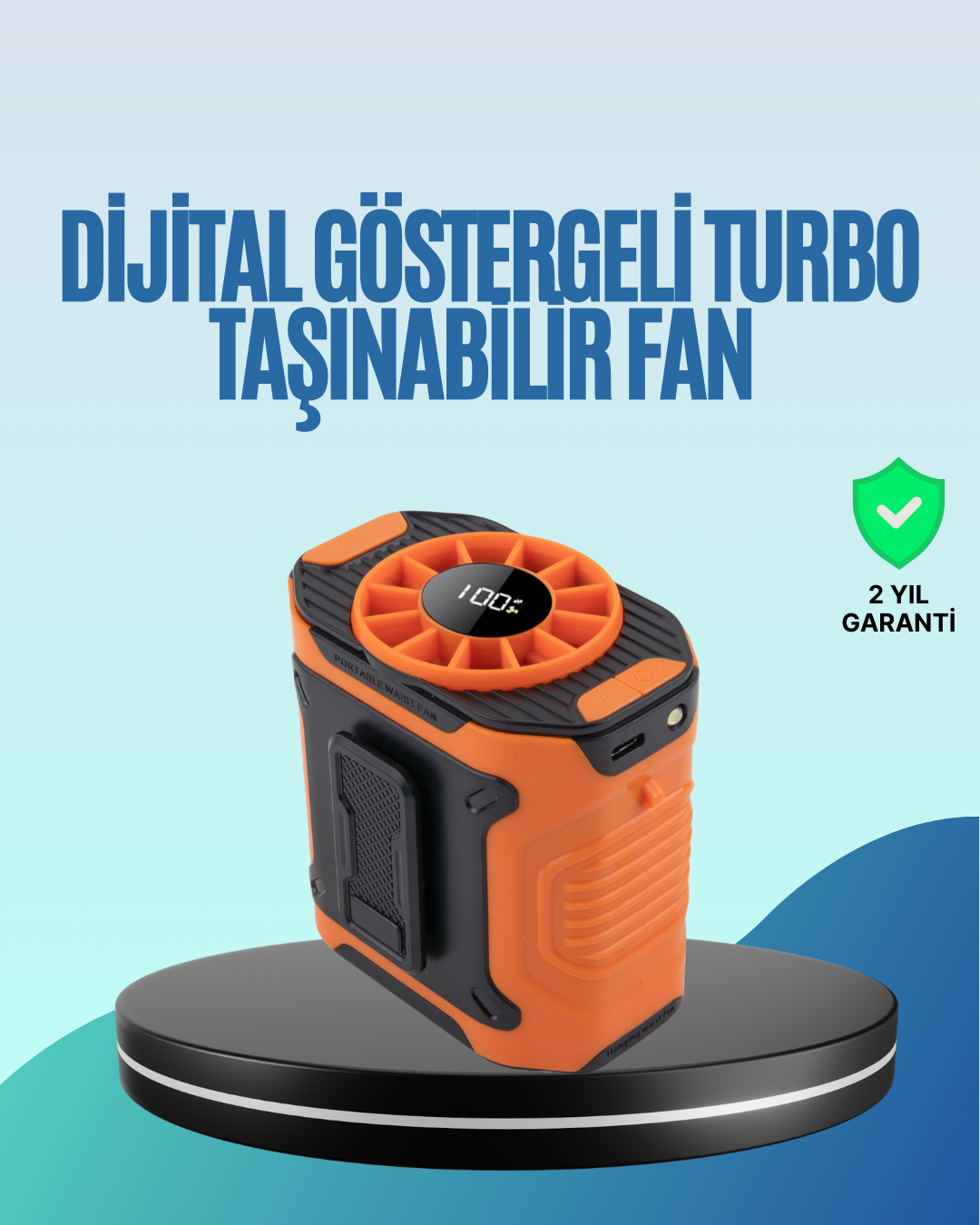 5-164 Taşınabilir Çok Fonksiyonlu Soğutma Fanı - Vipsepet - Görsel 1