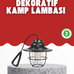 Açık Hava Etkinlikleri İçin Çam Kozalağı Gece Işığı - Vipsepet