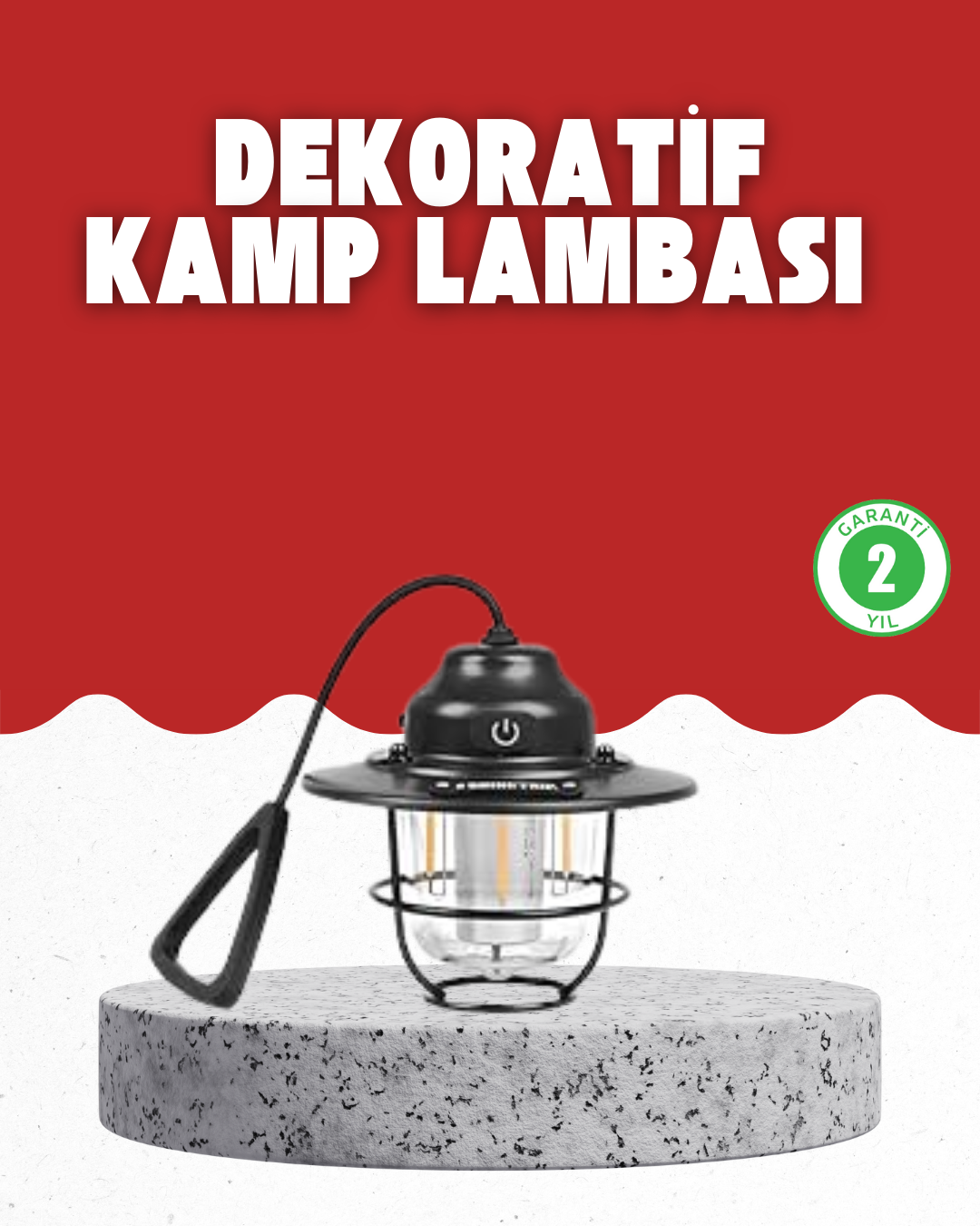 5-166 Açık Hava Etkinlikleri İçin Çam Kozalağı Gece Işığı - Vipsepet - Görsel 1
