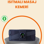 Isıtmalı Masaj Kemeri Dijital Ekranlı Bel Çevresi 100 cm Altı Uyumlu - Vipsepet