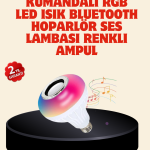 Bluetooth Bağlantılı RGB LED Ampul – Şık ve Fonksiyonel - Vipsepet