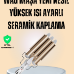 Ayarlanabilir Isı Ayarıyla Profesyonel Bukle Maşası – Hızlı ve Nazik Şekillendirme - Vipsepet