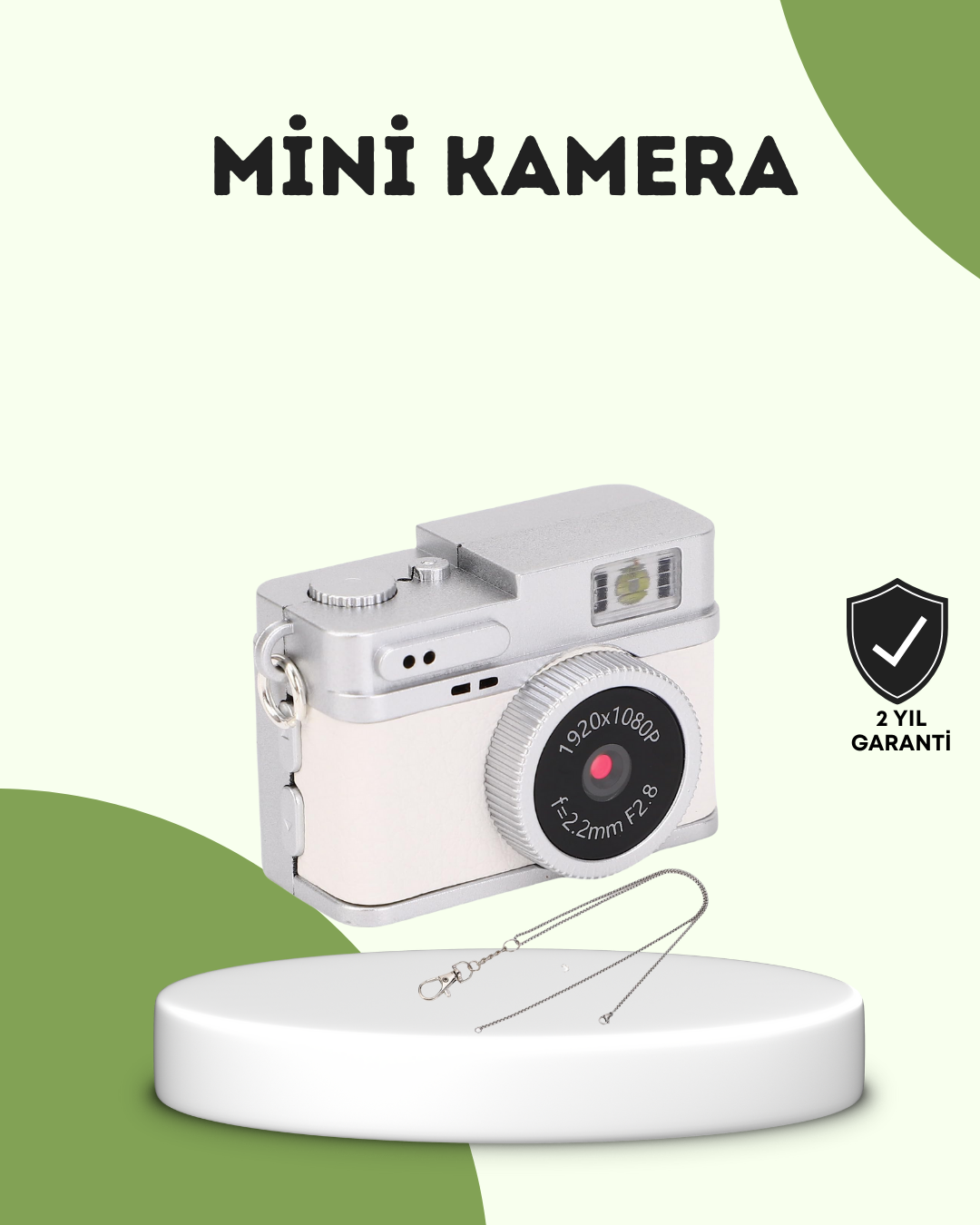 5-218 Mini HD Dijital Kamera 1080P Kordonlu Taşınabilir Retro Model - Vipsepet - Görsel 1