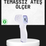 Temassız Termometre Hızlı Ölçüm Güvenli Dijital Ateş Ölçer - Vipsepet