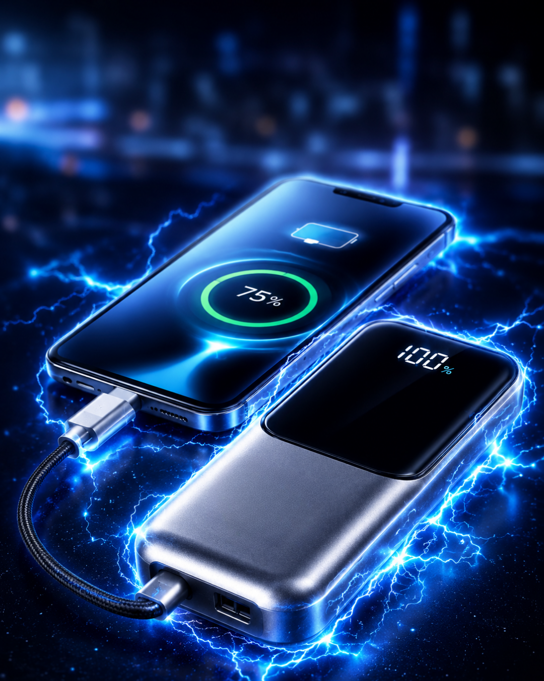 5-27 Gün Boyu Kesintisiz Enerji Sunan Hızlı Şarj Destekli Powerbank - vipsepet - Görsel 1