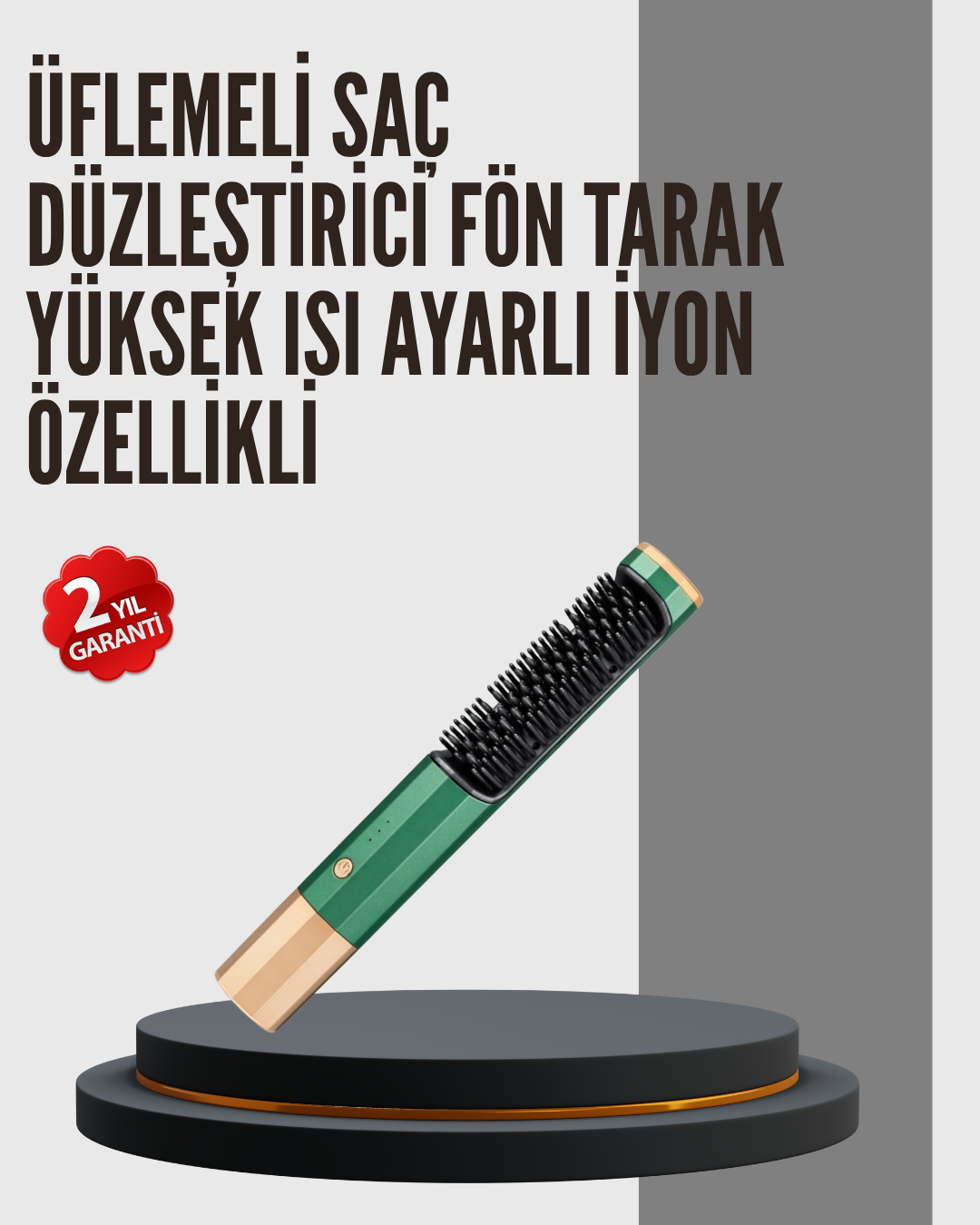5-31 360° Döner Kablolu Kompakt Saç Şekillendirme Seti - Vipsepet - Görsel 1