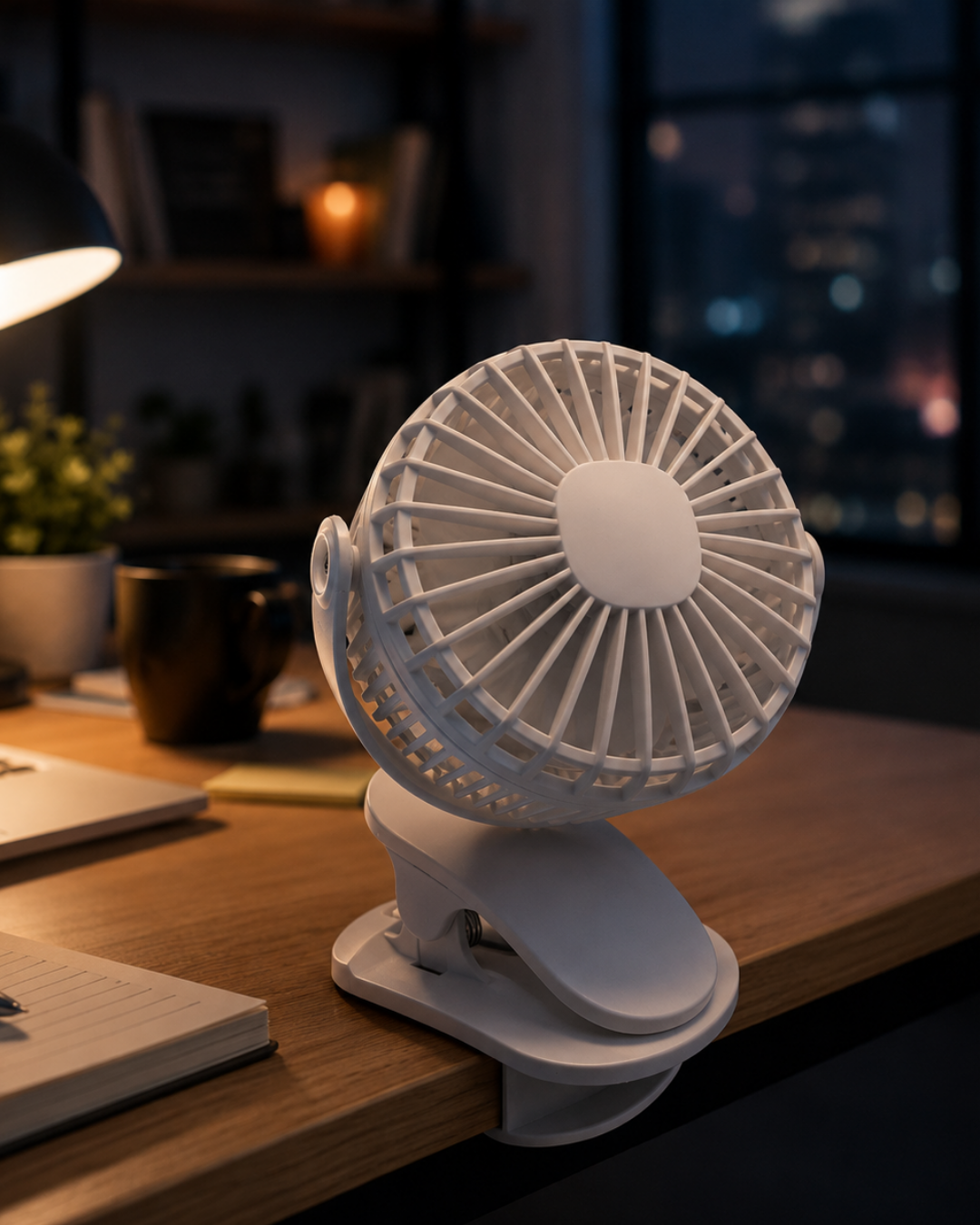 5-31 Çalışma Masası ve Yatak Başlığı İçin Klipsli Mini Fan - Vipsepet - Görsel 1