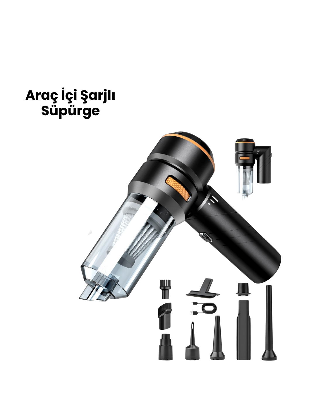 5-31 ARAÇ İÇİ PRO SÜPÜRGE - Vipsepet - Görsel 1