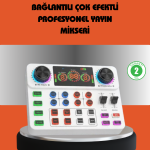 Bluetooth Bağlantılı Karaoke ve Yayın Ses Kontrol Ünitesi - Vipsepet