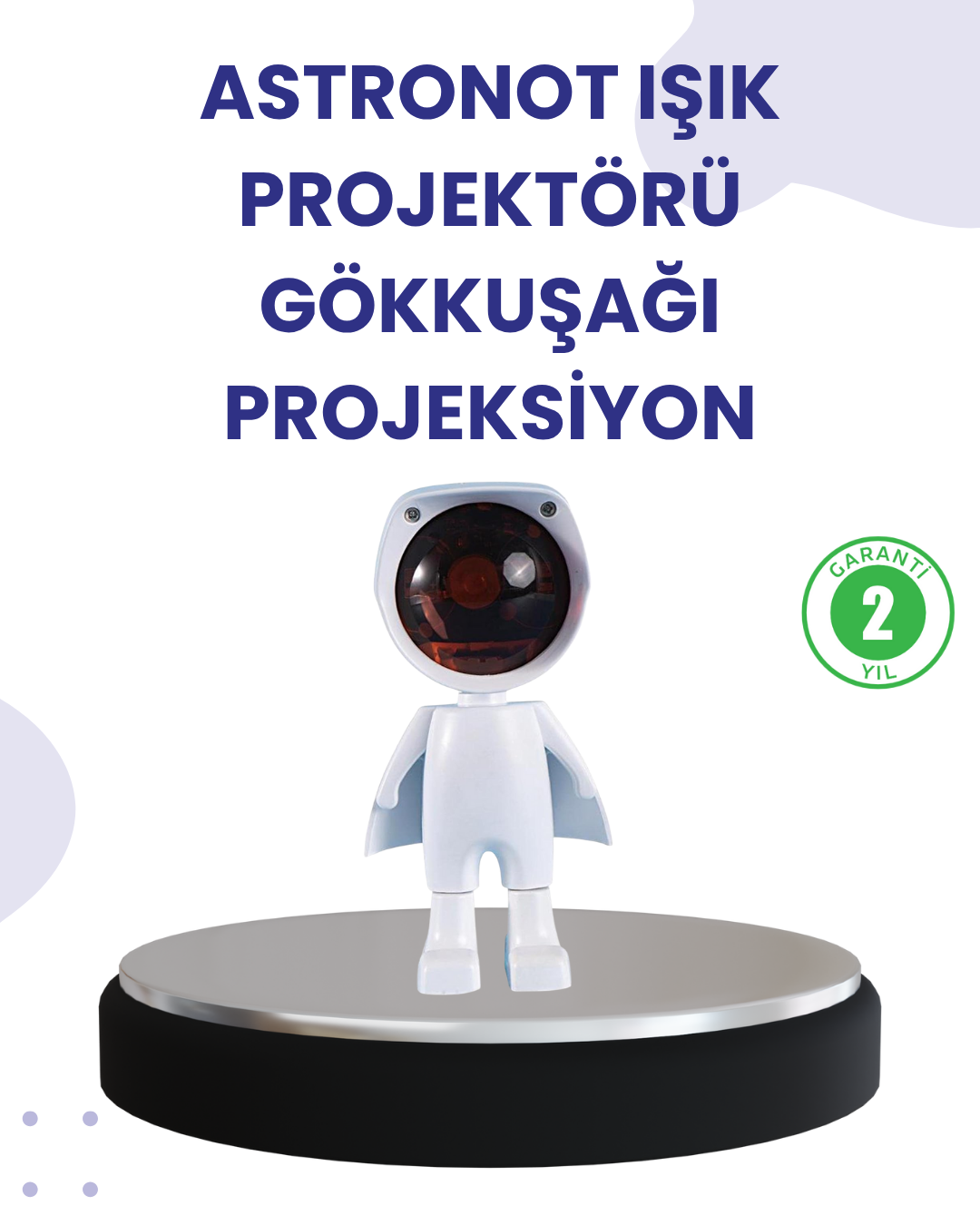 5-33 Dekoratif Gün Batımı Işığı – Astronot Figürlü - Vipsepet - Görsel 1
