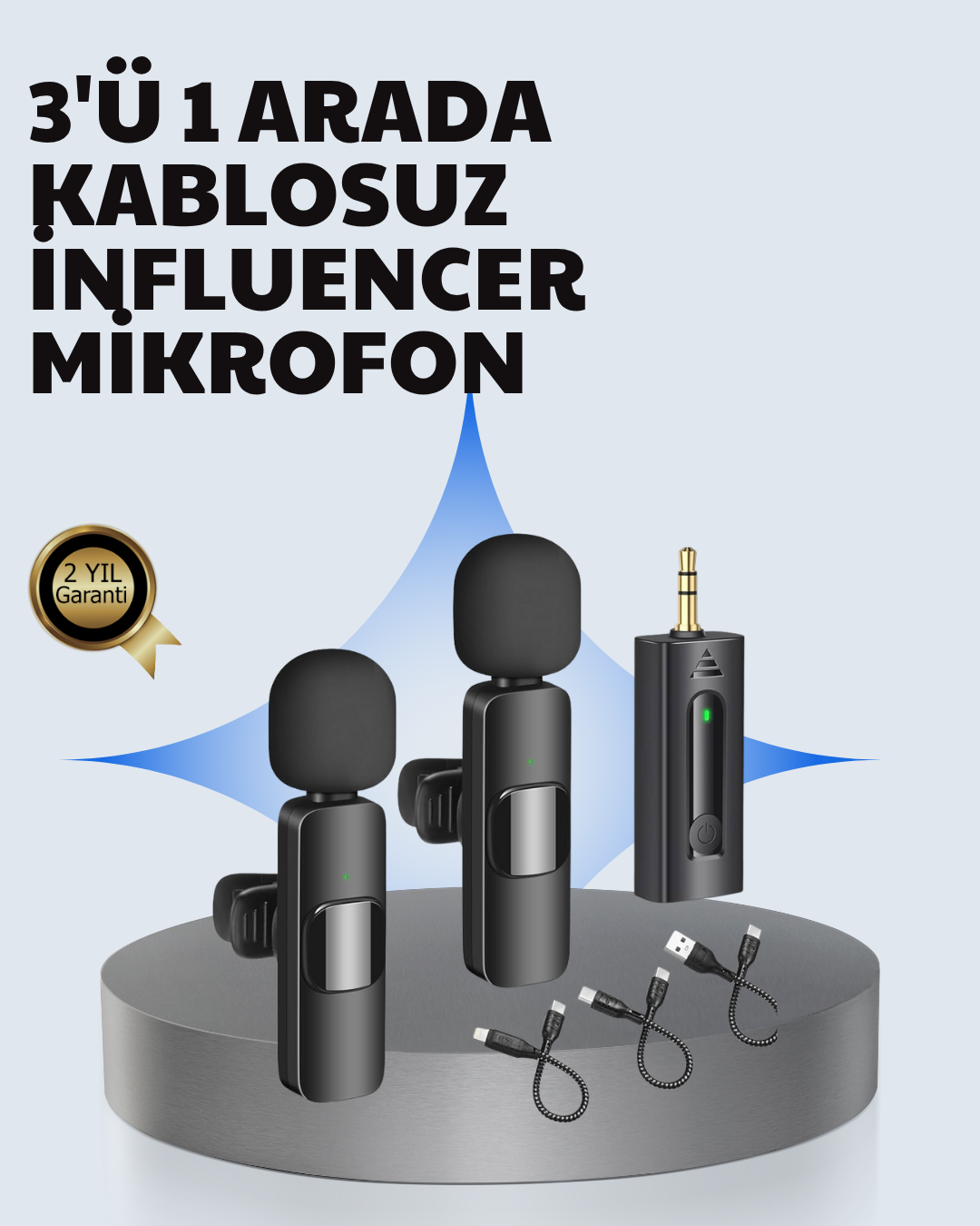 5-35 Mobil Uyumlu Mikrofon - Dış Mekân İçin İdeal - vipsepet - Görsel 1