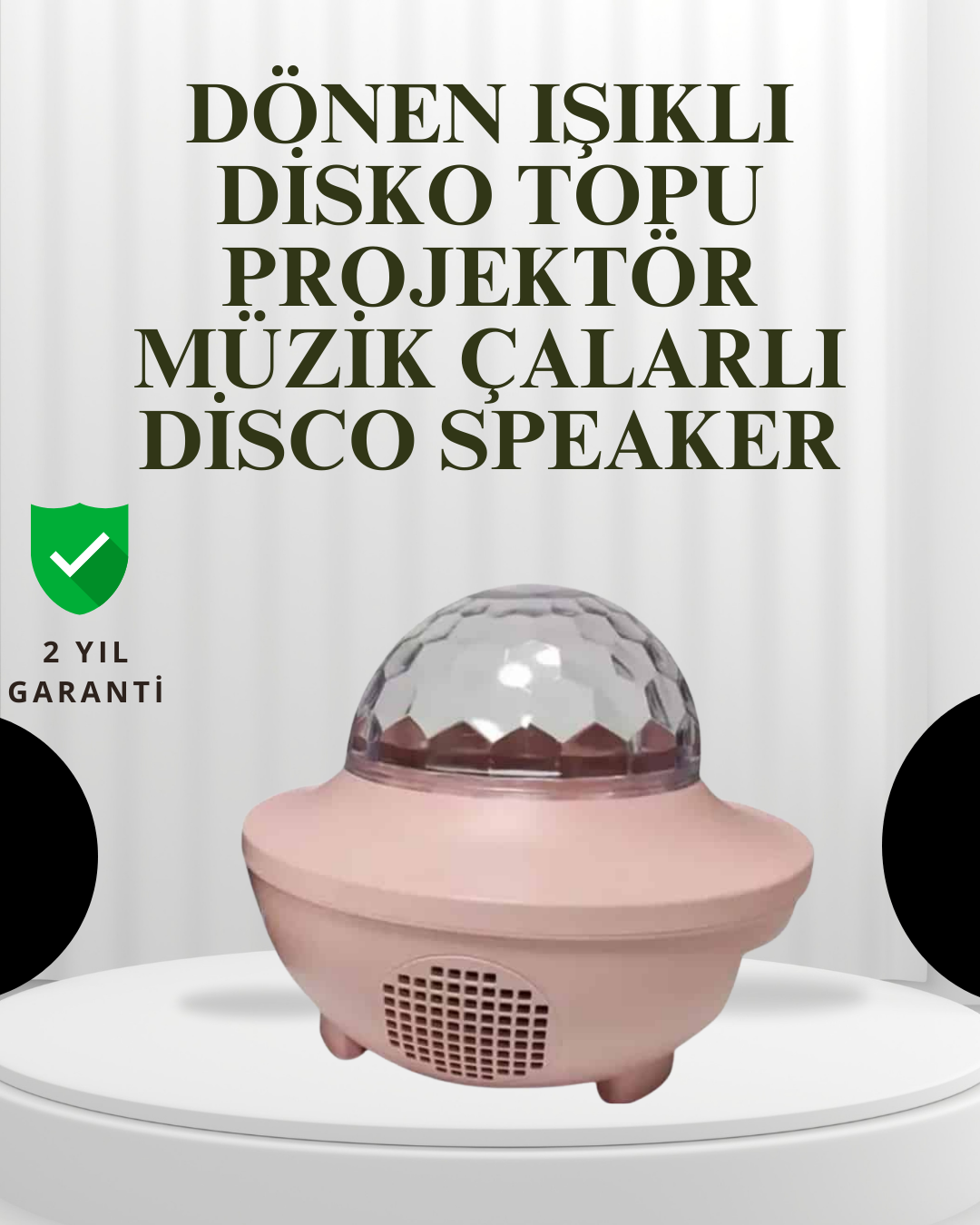 5-35 Sesle Etkileşimli Yıldız Projektörlü Gece Lambası – Bluetooth Hoparlörlü, USB Girişli, Dönen Okyanus - Vipsepet - Görsel 1