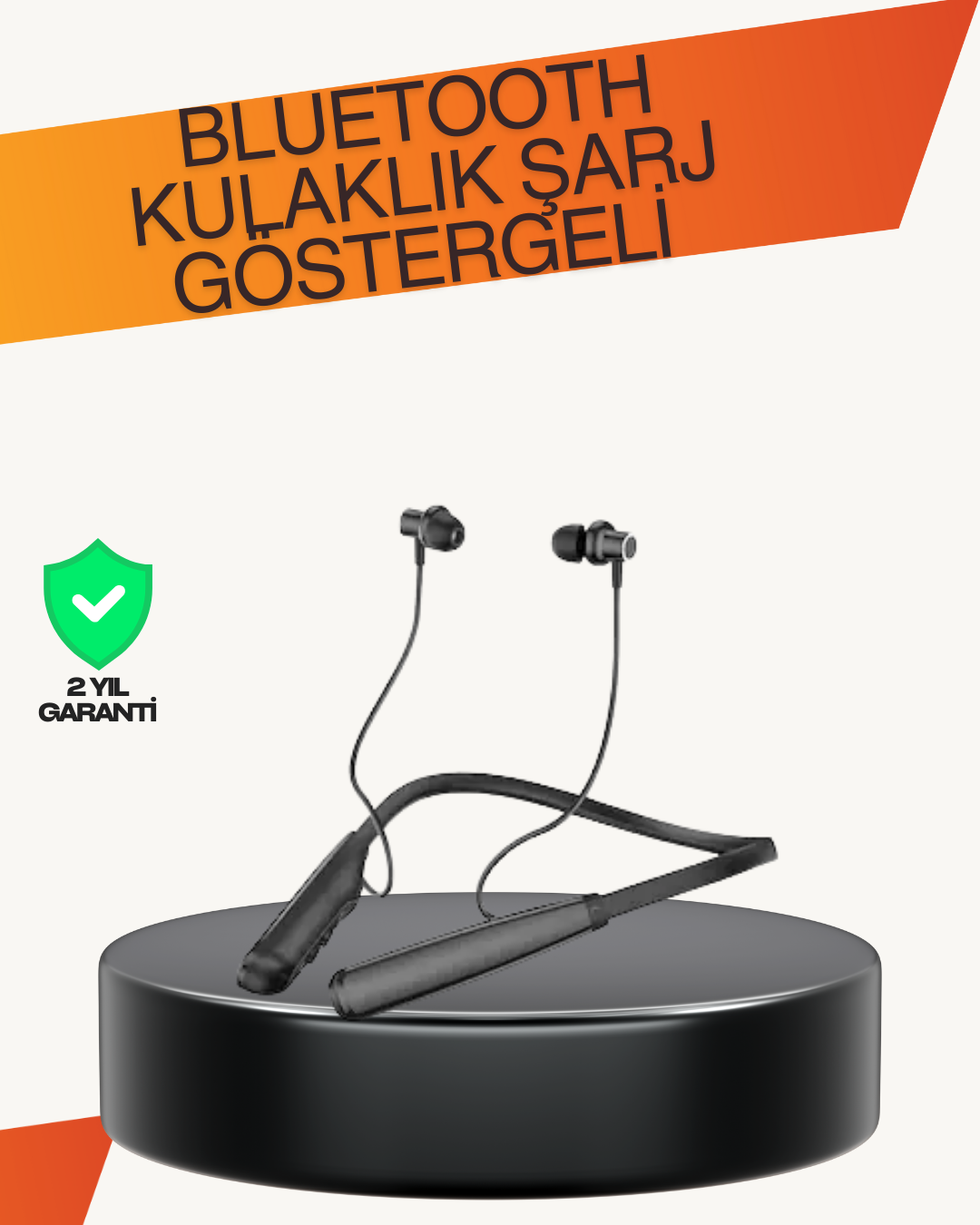 5-36 Y12 Bluetooth Kablosuz Kulaklık – LCD Pil Ekranı, Kompozit Diyafram, Dokunmatik Panel - Vipsepet - Görsel 1