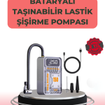Çok Fonksiyonlu Araç, Bisiklet, Top Uyumlu Elektrikli Hava Pompası - Vipsepet
