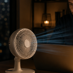 Masaüstü Mini Fan Sessiz Çalışan 2 Hızlı Otomatik Salınımlı Fan - Vipsepet