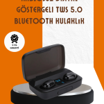 Bluetooth V5.0 Parmak Dokunmatik Kontrol Kablosuz Kulaklık Şarj Kutulu Model - vipsepet
