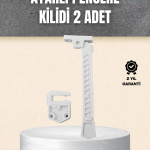 Kolay Montajlı Pencere Açılma Sınırlayıcı 2’li Set - Vipsepet