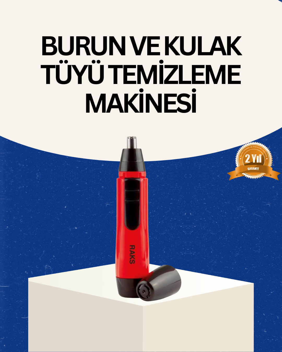5-50 Raks Kırmızı Tüy Temizleme Cihazı Kulak Burun Pilli Ergonomik - vipsepet - Görsel 1