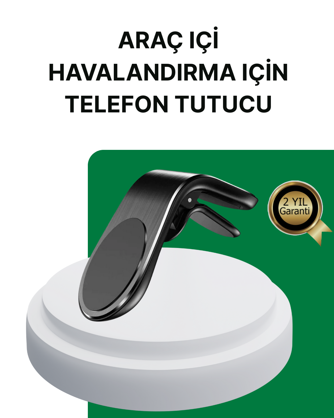 5-51 360° Ayarlanabilir Araç Telefon Tutucu – Tüm Telefonlarla Uyumlu - Vipsepet - Görsel 1