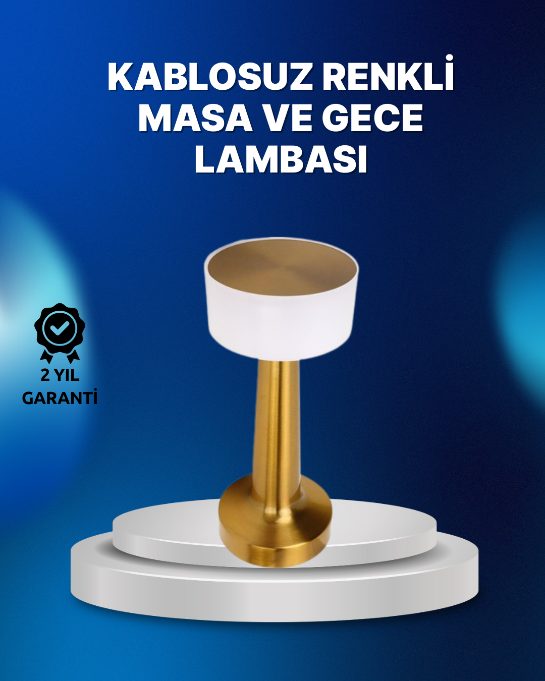 5-56 Kablosuz Dokunmatik Masa Lambası – Şık Modern Metal Gövde, USB Şarjlı - Vipsepet - Görsel 1