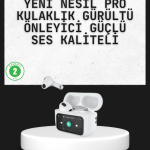 Akıllı Sensörlü Su Geçirmez Bluetooth Kulaklık Güçlü Batarya ve Bass - vipsepet