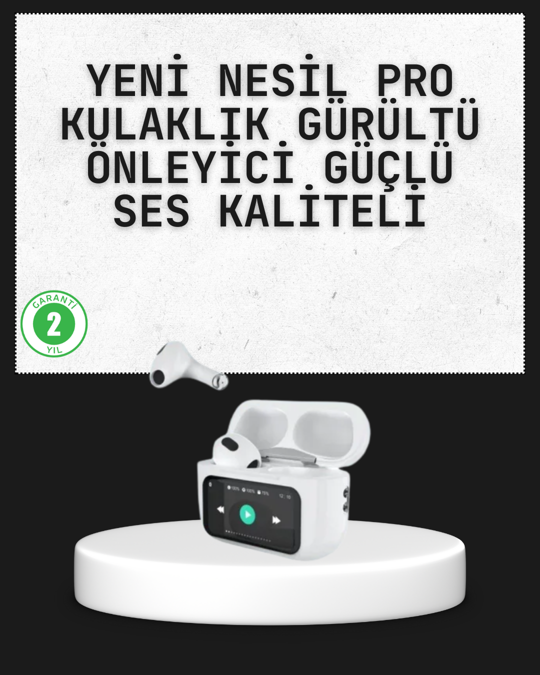 5-64 Akıllı Sensörlü Su Geçirmez Bluetooth Kulaklık Güçlü Batarya ve Bass - vipsepet - Görsel 1