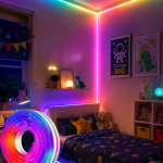 16 Milyon Renk RGB Neon Şerit Led İç ve Dış Mekan Dekor Işığı - Vipsepet