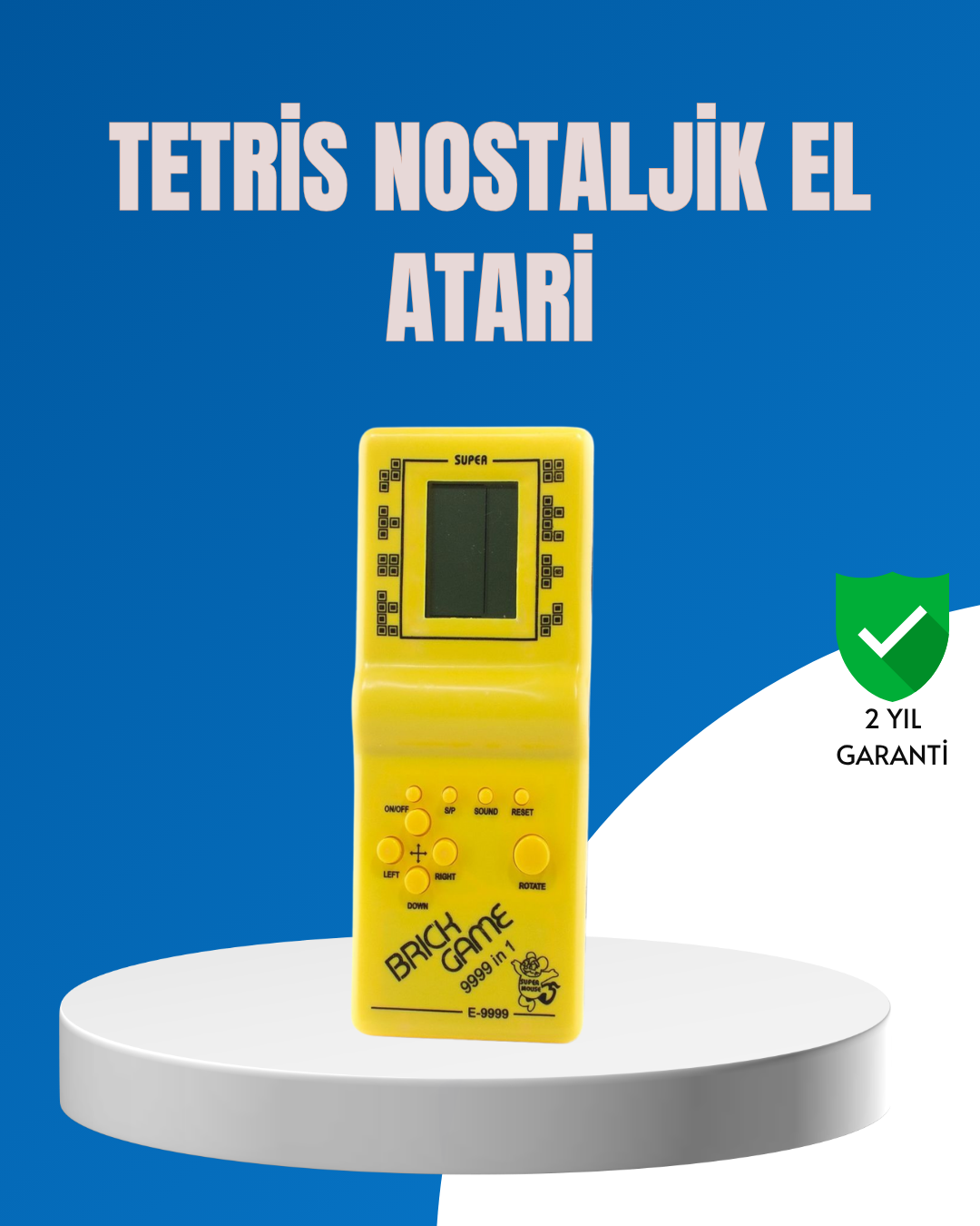 5-68 Mini Tetris El Aterisi – Taşınabilir Retro Oyun Konsolu, Pil ile Çalışan Klasik Model - Vipsepet - Görsel 1