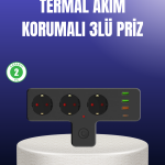 USB ve Type-C Portlu Anahtarlı Çoklu Priz Güç Ünitesi - Vipsepet