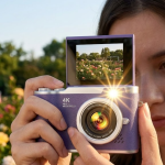 Flip Ekranlı Dijital Kamera 4K Video 48 MP Güzelleştirme Modu - Vipsepet
