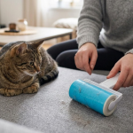 Yıkanabilir Pet Tüy Toplama Aparatı Kıyafet Koltuk Araba İçi Temizlik Rulosu - Vipsepet
